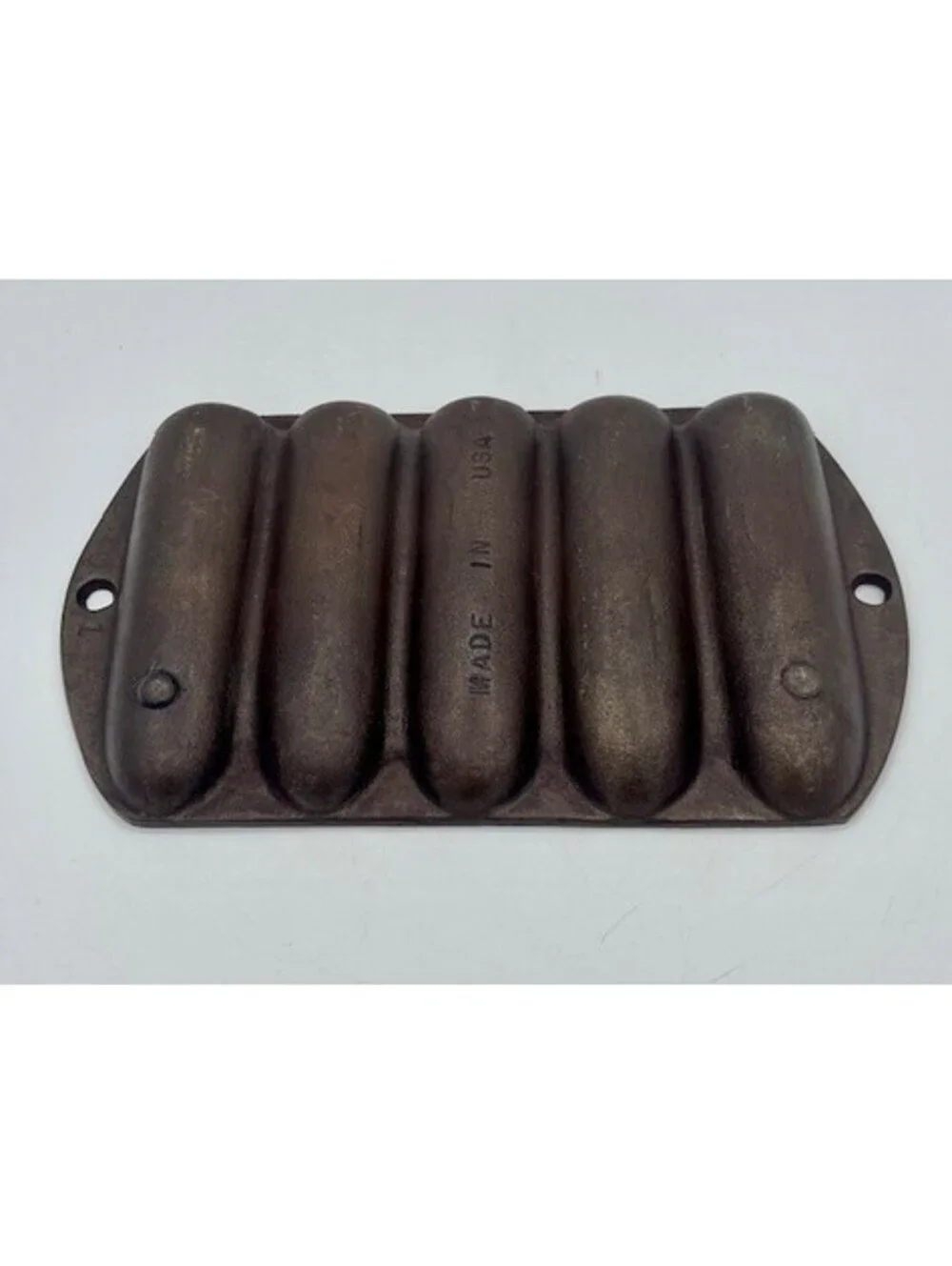 Vintage Cast Iron Corn On Cob Cornbread Pan Made In USA